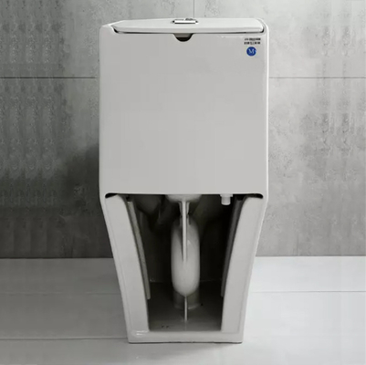 One Piece Siphon Flush Toilet Soft Closed Toilet Seat 3.7L