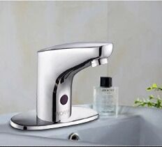ARROW Modern Infrared Sensor Faucet with Polished Chrome Finish and Brass Body for Bathroom