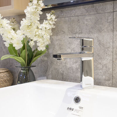 ARROW Polished Copper Main Body Basin Mixer Faucet with Ceramic Valve Core and Metered Function