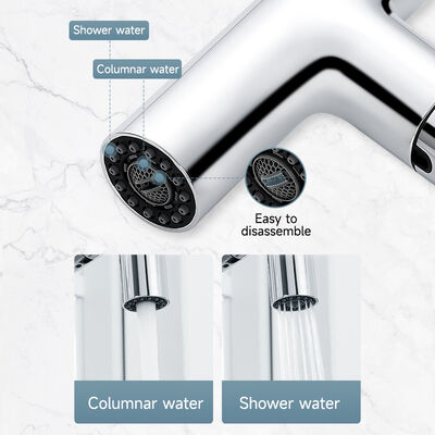 ARROW High-Type Single Hole Mount Basin Mixer Faucet with Ceramic Valve and 5 Year Warranty