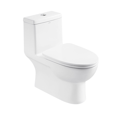 Soft Closed One Piece Toilets Siphonic Flushing  720×374×727mm