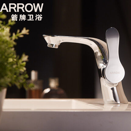 ARROW Modern Brass Main Body Ceramic Cartridge Polished Surface Basin Mixer Faucet Washbasin Tap