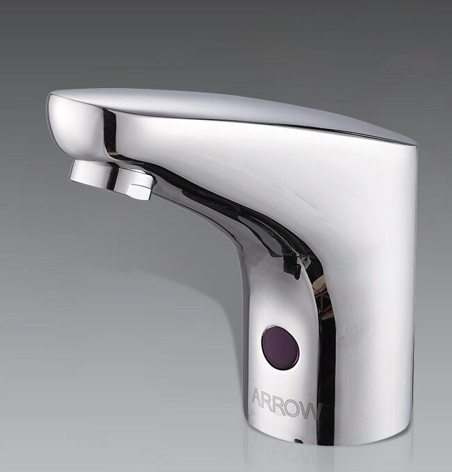 ARROW Modern Infrared Sensor Faucet with Polished Chrome Finish and Brass Body for Bathroom