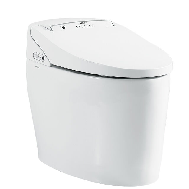 ARROW Electric Smart Toilet with Heated Seat, Siphon Jet Flushing and Self-cleaning Glazed Ceramic
