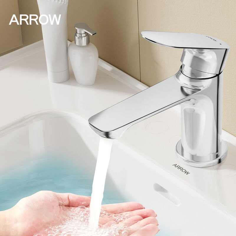 ARROW Single Lever Faucet with Ceramic Valve Core and 5 Year Warranty for Bathroom Basin Solid Brass 59