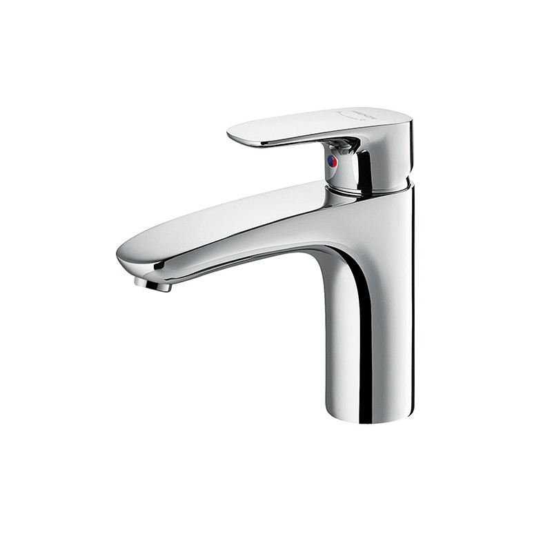 Basin Faucet Washroom Mall Hotel Bathroom Hot Cold Water Mixer Tap Brass Wash Basin Faucets